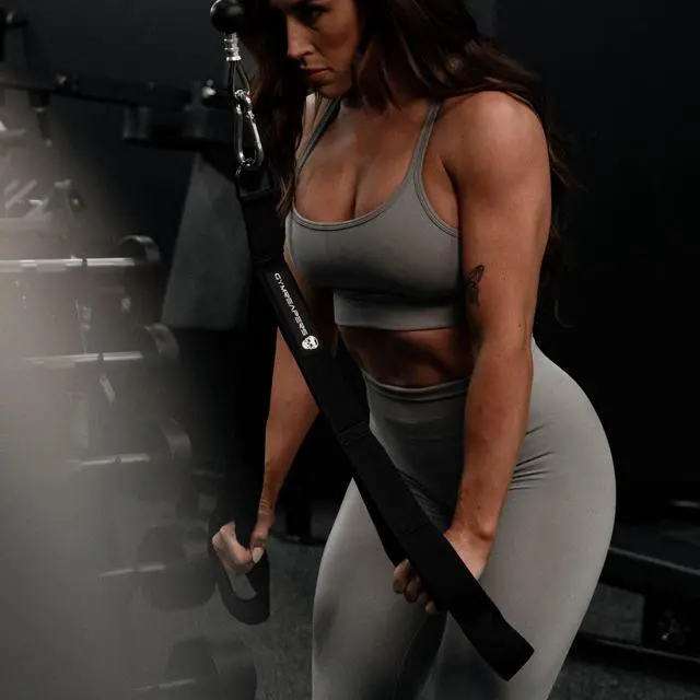 Alt view image 5 of 7 - Tricep Rope Cable Attachment - Multi-Workout Tricep pull down Cable attachment - Perfect gym cable attachments (3 Lengths Built in One)