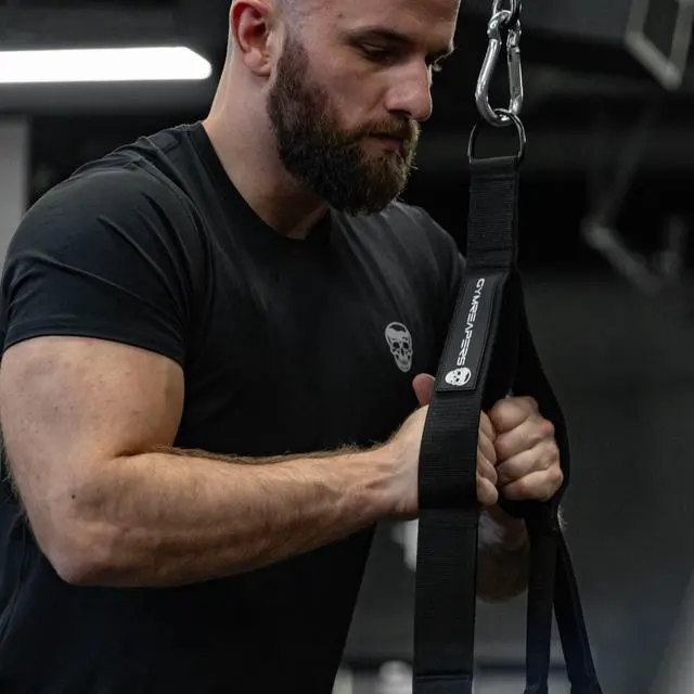 Alt view image 6 of 7 - Tricep Rope Cable Attachment - Multi-Workout Tricep pull down Cable attachment - Perfect gym cable attachments (3 Lengths Built in One)