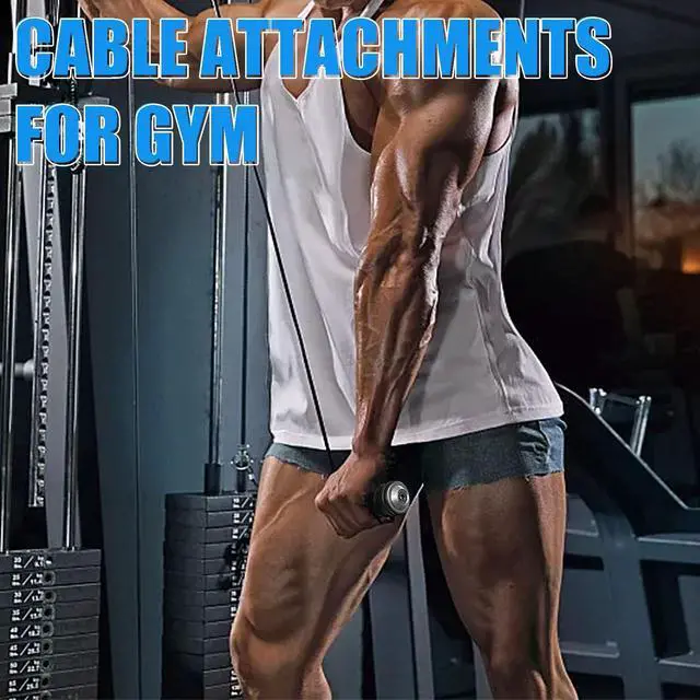 Alt view image 5 of 7 - Ergonomic Tricep Rope Pull Down Attachment, Upgraded Long Triceps Rope Cable Attachments for Gym, Lat Pull Down Bar for Cable Machine, Tricep Lat Pulldown Workout Cable Attachments (SINGLE HANDLE-1)