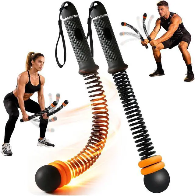 Main image of Upgraded Ropeless Battle Ropes, Weighted Cordless Workout Equipment for Home Gym, Portable Full Body HIIT Cardio & Arm Strength Training, Low-Impact Fitness Exercise Heavy Gear for Men & Women