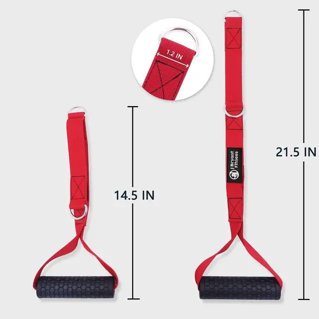 Alt view image 3 of 6 - Fitness Multifunction 4 in 1 Grip Handle Triceps Rope Resistance Bands Handle Cable Machine Attachments for Gym LAT Pulldown Exercise Handle
