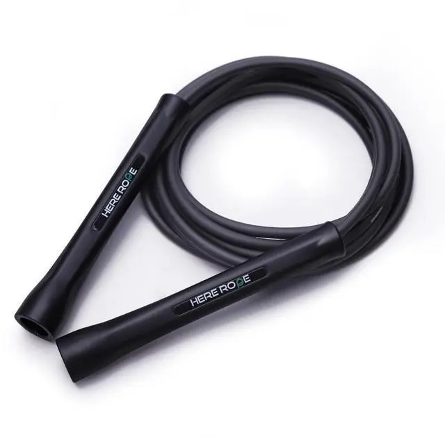 Main image of Hererope 6MM PVC Jump Rope for Men & Women Fitness, Speed, Tricks, Cardio Training, Boxing Jump Rope with Unbreakable Handles and Non-Kinking Skipping Rope, Adjustable Jumprope for Indoor Outdoor