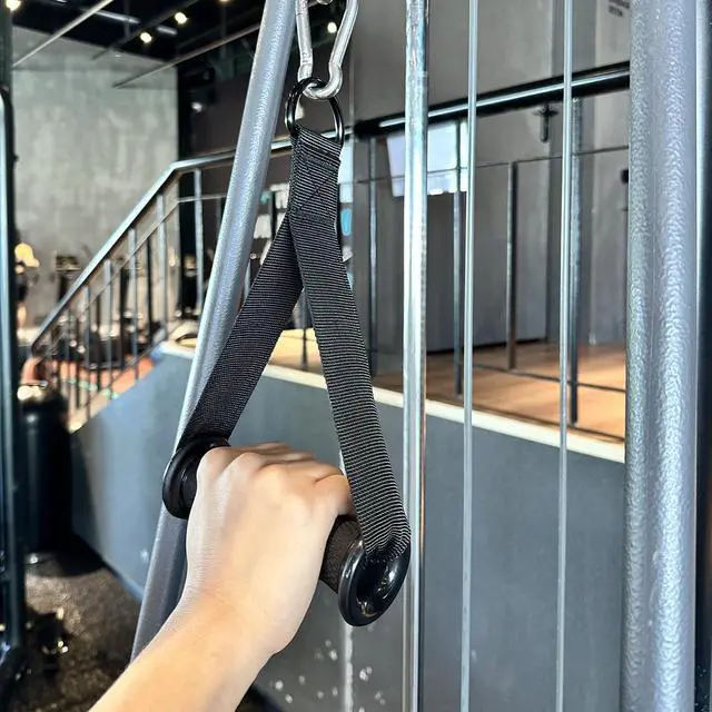 Alt view image 5 of 6 - Exercise Handles for Resistance Bands & Cable Machines Heavy-Duty Non-Slip Padded Grips for Strength Training, Home Gym, and Rehabilitation (Black)