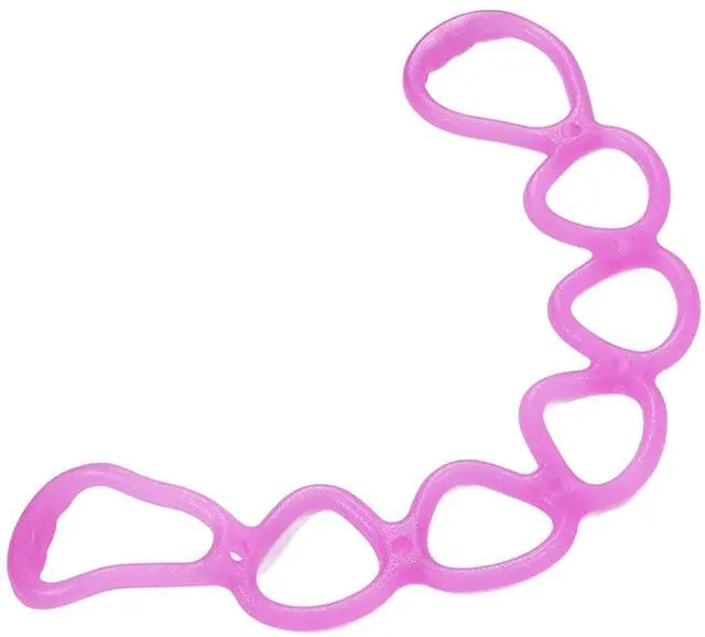 Alt view image 7 of 7 - Workout Bands, Workout Bands Dance Stretch Band Home Gym Multifunctional Yoga Shaping Workout Fitness Elastic Pull Rope 7 Hole Band