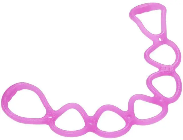 Alt view image 6 of 7 - Workout Bands, Workout Bands Dance Stretch Band Home Gym Multifunctional Yoga Shaping Workout Fitness Elastic Pull Rope 7 Hole Band