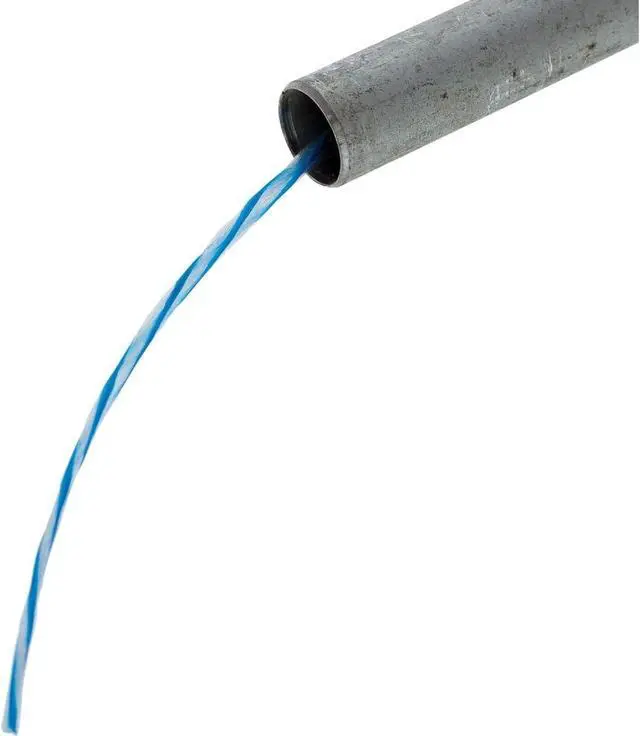 Alt view image 3 of 4 - Electrical 31-348 Powr-Fish Pull Line, 500 ft Heavy Duty Fiber Polyline, 210 lb Tensile Strength, Conduit Wire Pulling Line with Easy-Dispense Canister