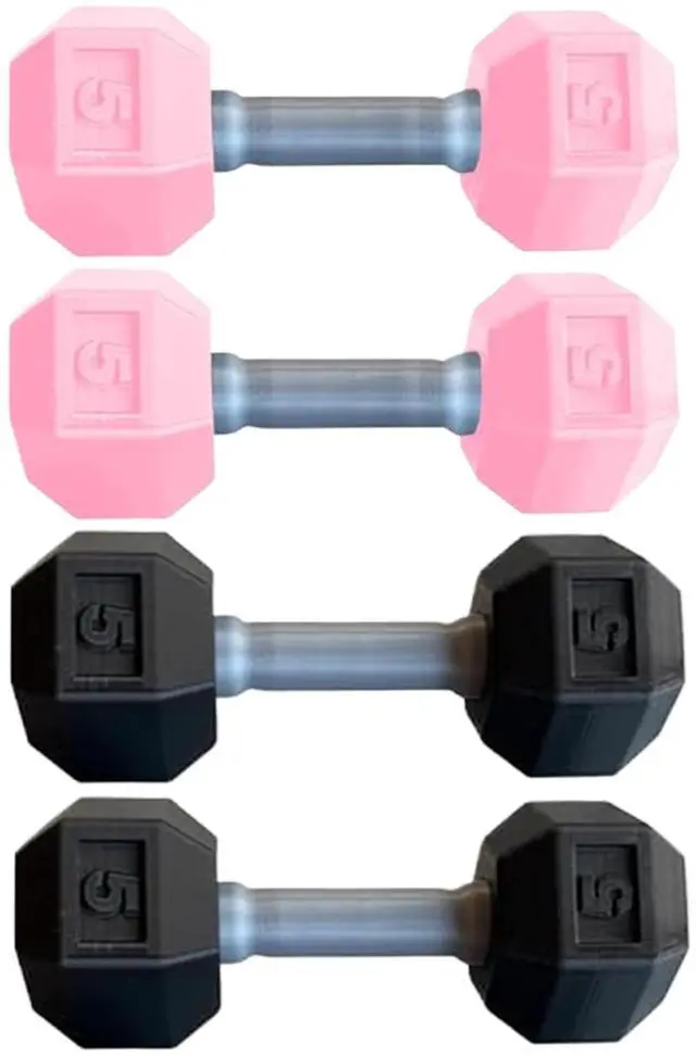 Alt view image 2 of 6 - Dumbbell 2 Pcs Dumbbells for Baby Mini 1.8x4.7 In Silicone Hand Weight Lifting Set for Fitness Exercise Funny Sport Toys for Toddlers (Black)