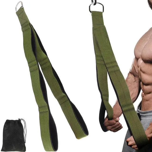 Main image of Tricep Rope, tricep Pull Down Attachment with Carry Bag, tricep Rope Cable Attachment for Pull Downs, Strength Training, arm Training, Facepulls and Perfect for Professional Gym