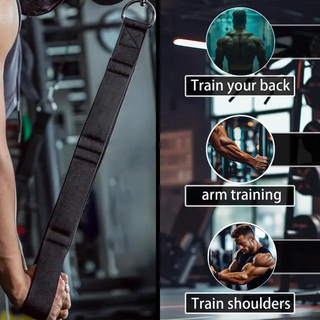 Alt view image 4 of 7 - Tricep Rope, tricep Pull Down Attachment with Carry Bag, tricep Rope Cable Attachment for Pull Downs, Strength Training, arm Training, Facepulls and Perfect for Professional Gym