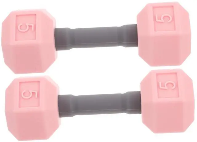 Main image of Mini Dumbbells for Kids 2pcs Silicone Hand Weights, 0.4lb Pink Toddler Exercise Toys, Home Gym Equipment, 4.52 * 1.69 * 1.49inch, for Children, Kindergarten Sports