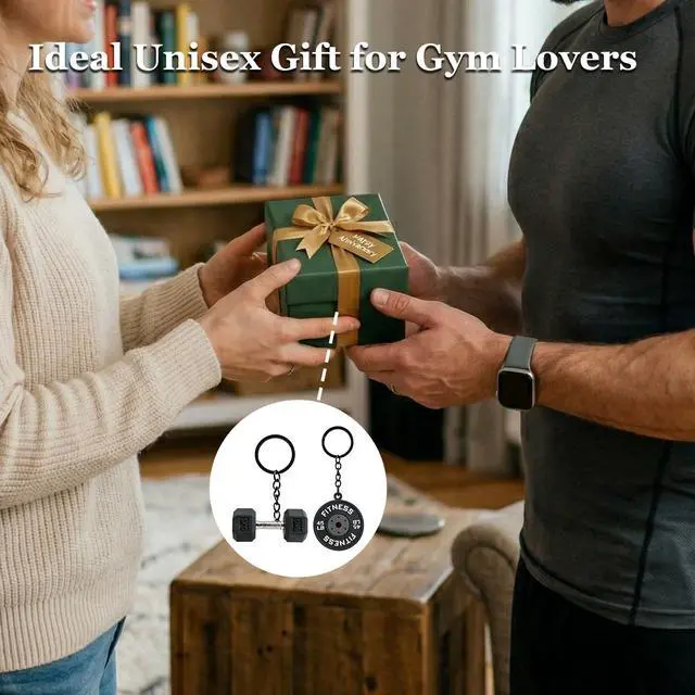Alt view image 6 of 7 - Cute Mini Gym Keychain Set - 12 Pcs Dumbbell Weights Keychains, Funny Fitness Gifts for Women and Men, Tote Bag Backpack Purse Key Chains Charms, Workout Accessories Gift for Gym Lovers