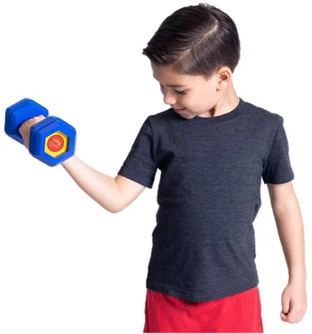 Main image of Dumbbell Mini - Kids Classic Hex Dumbell with Ergonomic Handle - Safe, Durable Fitness Toys for Kids Qty (1)