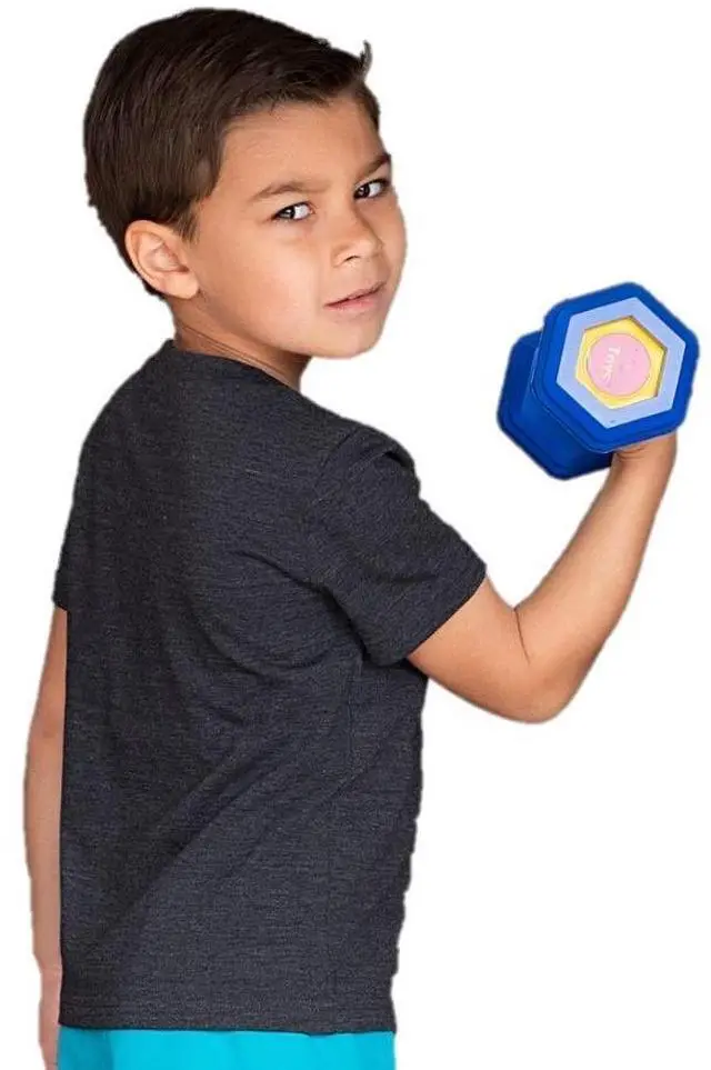 Alt view image 3 of 3 - Dumbbell Mini - Kids Classic Hex Dumbell with Ergonomic Handle - Safe, Durable Fitness Toys for Kids Qty (1)