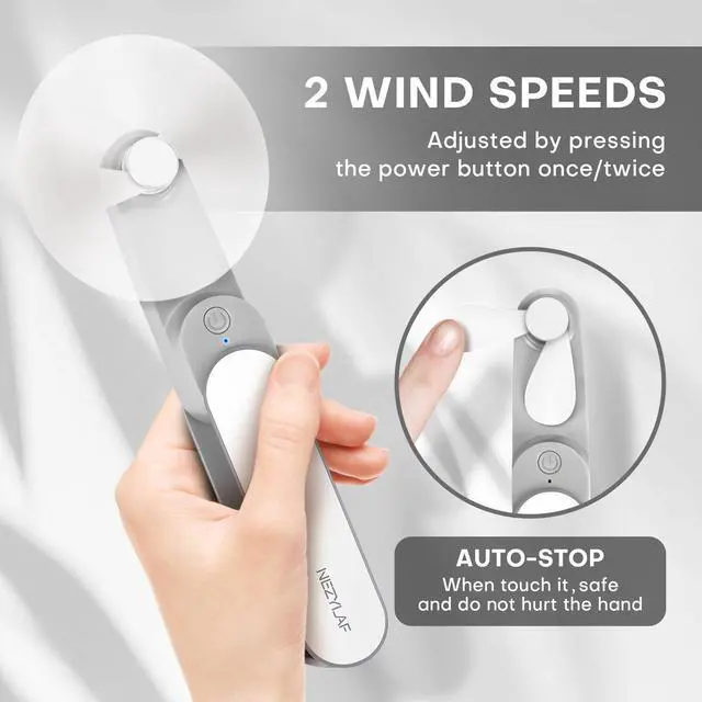 Alt view image 4 of 7 - Portable mini handheld Fan, small Rechargeable Personal Fan for 9-15 Hours Runtime, Pocket Design for Travel/Women Essentials/vacation/beach/vacation/airplane/disney