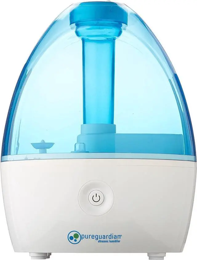 Main image of Pure Guardian H910BL Ultrasonic Cool Mist Humidifier, 14 Hrs. Run Time, 210 Sq. Ft. Coverage, Small Rooms, Quiet, Filter Free