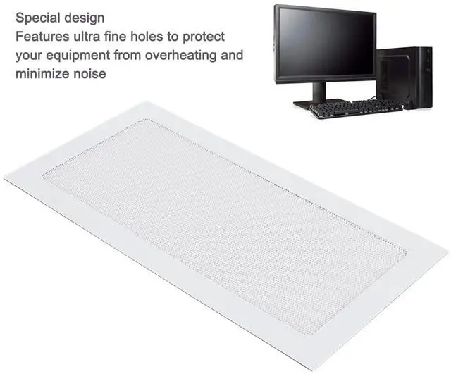 Alt view image 2 of 7 - 120x240mm PC Case Dust Filter, 2 Pack Magnetic Dust Mesh Cover Computer Cooler Fan Ventilation Net with Right Angle Frame, for PC Chassis Power Supply