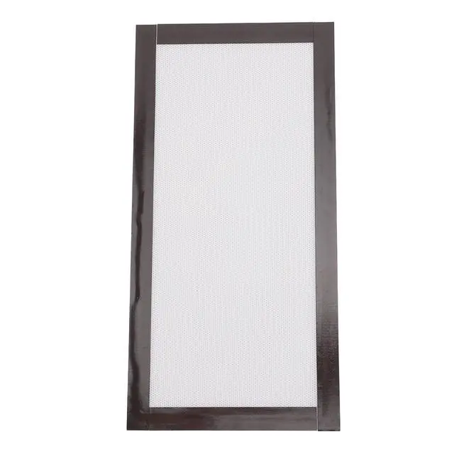 Alt view image 6 of 7 - 140x280mm PC Case Dust Mesh Filter, 2Pack PVC Mesh Filter Cover Magnet Suction Mounting Computer Case Fan Dust Filter for Power Supply Fan Vent (White)