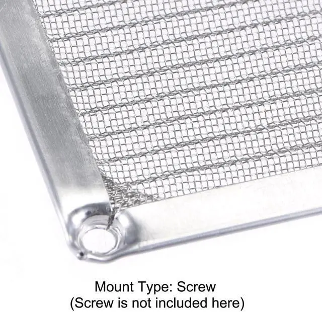 Alt view image 4 of 5 - 80mm Computer Fan Filter Grills Stainless Steel Mesh Dustproof Case Cover for Computers, Pack of 2