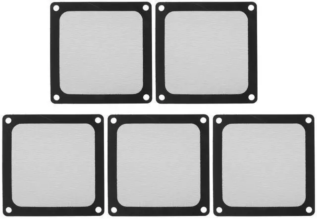 Main image of 80mm x 80mm Computer Case Fan Dust Filter, PC Cooler Fan Dust Filter Cover Grills with Magnetic Frame, (5 Pcs)