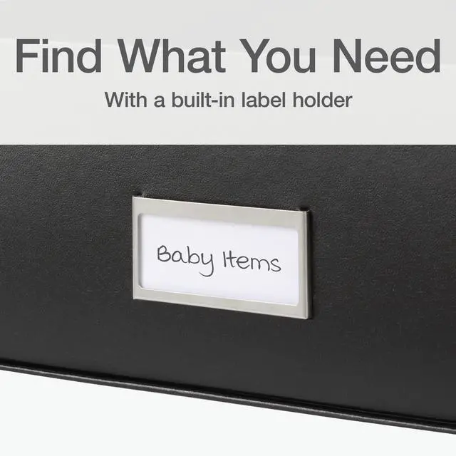 Alt view image 5 of 7 - Keepsake Box, Protective Storage Box, Home and Office Organizer, Photo Storage Box, Souvenir Organizer, Large, 16" x 12" x 4 1/4" (41787)
