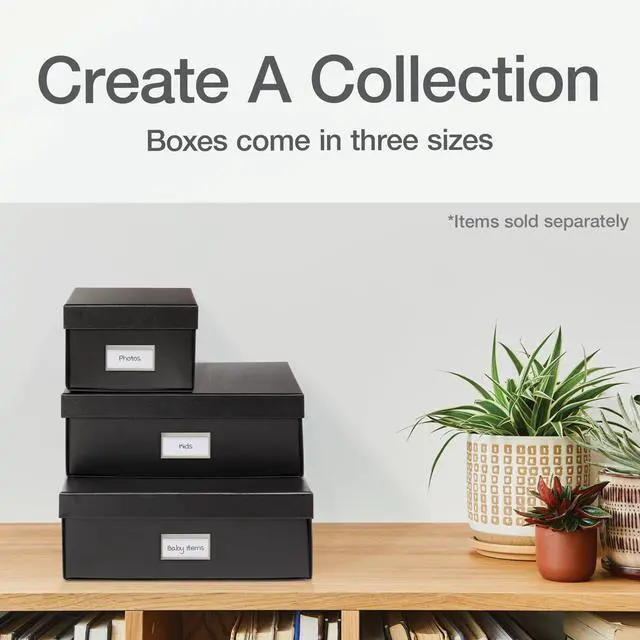 Alt view image 7 of 7 - Keepsake Box, Protective Storage Box, Home and Office Organizer, Photo Storage Box, Souvenir Organizer, Large, 16" x 12" x 4 1/4" (41787)