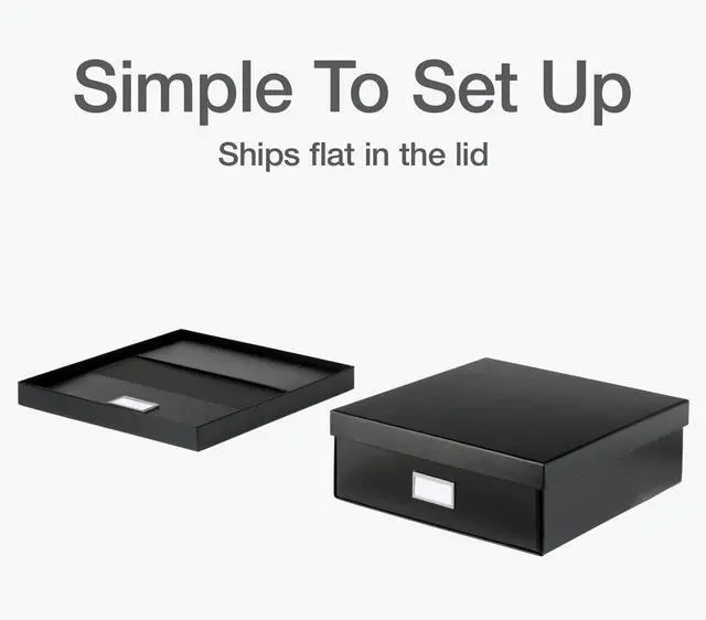Alt view image 3 of 7 - Keepsake Box, Protective Storage Box, Home and Office Organizer, Photo Storage Box, Souvenir Organizer, Medium, 12" x 12" x 4 1/4" (41788)