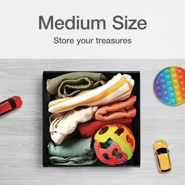 Alt view image 6 of 7 - Keepsake Box, Protective Storage Box, Home and Office Organizer, Photo Storage Box, Souvenir Organizer, Medium, 12" x 12" x 4 1/4" (41788)