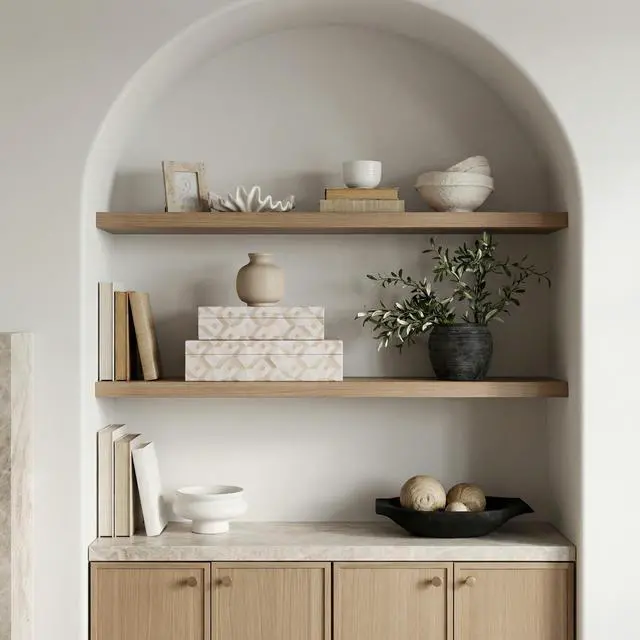 Alt view image 3 of 7 - Decorative Storage Boxes with Lids - Set of 2 Organizer Bins for Bookshelf