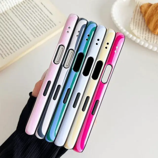 Alt view image 7 of 7 - Compatible with iPhone 16 Case, Cute Fashion Aesthetic Striped Pattern Cover for Women, Shockproof Soft TPU and Hard PC Protective Phone Case for iPhone 16 6.1"- Pink