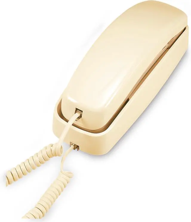 Main image of TRIMLINE 210 Corded Home Phone, No AC Power Required, Improved Easy-Wall-Mount, Lighted Big Button Keypad, 13 SpeedDial Keys, Last Number Redial, Mute, Flash, Volume Control, Beige