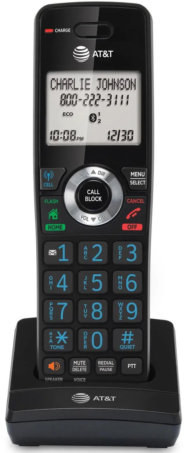 Main image of DLP70090 Expansion Cordless Handset ONLY Compatible ONLY with DLP73290, DLP73390, DLP73490, DLP73590 Base Systems Long Range DECT 6.0, Bluetooth Connect to Cell, Intercom, Speakerphone