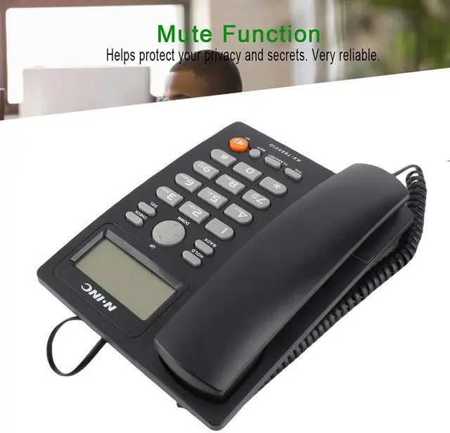 Alt view image 6 of 7 - Caller ID Telephone Hands Free Calling for Home Office Hotel Landline Phone English