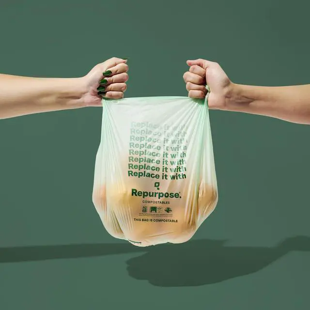 Alt view image 3 of 7 - 3 Gallon Compostable Small Bin Trash Bags, 100 Bags, BPI Certified, Leak-Proof, FDA Approved, Recyclable Packaging