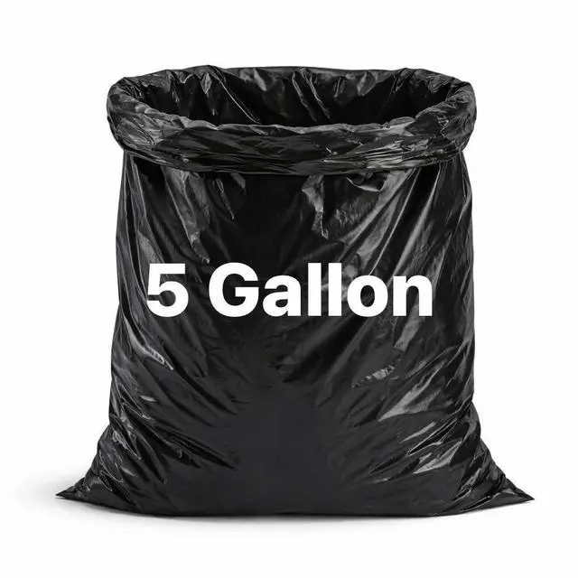Main image of 4-5 Gallon - Small Trash Bag Strong Black 100 count