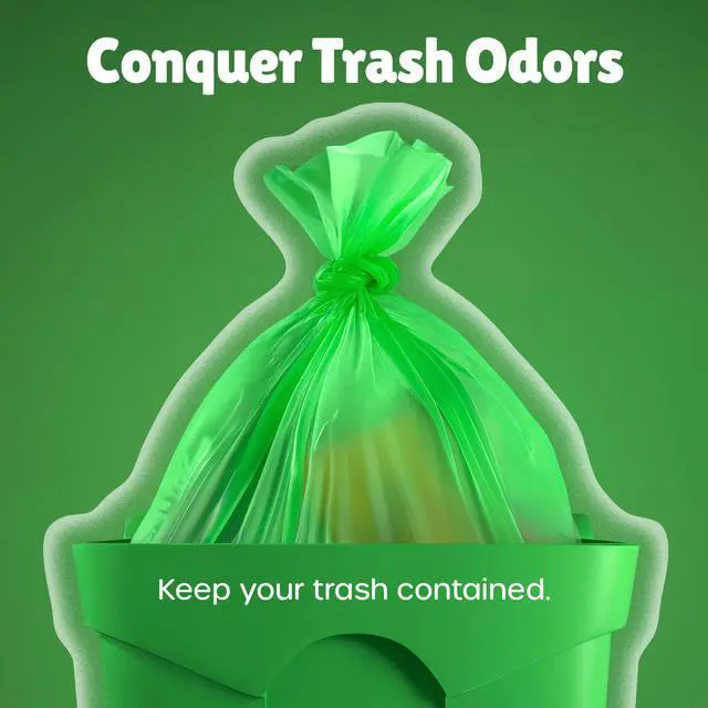Alt view image 5 of 7 - Small Trash Bags 1.2 Gallon Colored - Extra Thick Mini Garbage Bags Unscented,Strong Plastic Wastebasket Liners for Bathroom Bedroom Office and Car,150 Bags Multi Colored