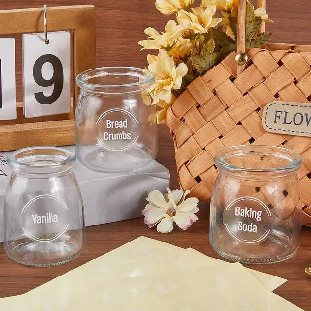 Alt view image 3 of 6 - 288Pcs Seasoning Jar Stickers Spice Bottle Labels PVC Self Adhesive Preprinted Clear Font Words Waterproof Pantry Name Decals Tags for Kitchen Food Box Bottles Seasoning Containers