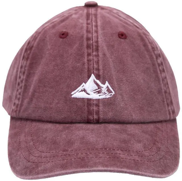 Main image of Dad Hats for Men Womens Baseball Caps Mountain Hat Adjustable Unstructured Vintage Outdoor Cap(Winery)