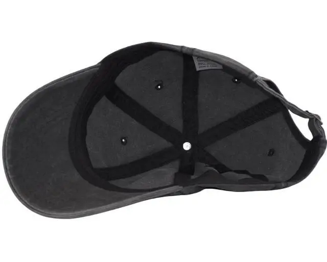 Alt view image 3 of 6 - Vintage Cotton Washed Plain Baseball Caps Adjustable Distressed Dad Hat Men Women Unstructured Low Profile Blank Soft Summer Ball Caps - Black