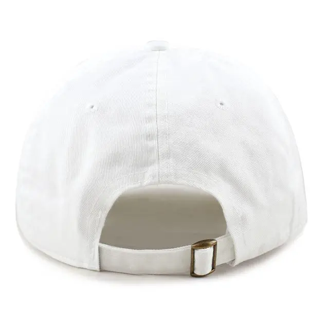 Alt view image 5 of 7 - Cotton Baseball Cap Dad Hat Washed Low Profile Adjustable Hat for Men Women Casual Outdoor Running Golf(White)
