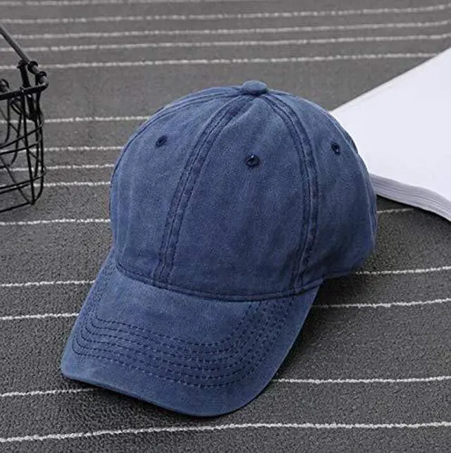 Alt view image 2 of 5 - Toddlers Baseball Hat Boys, Kids Distressed-Washed Baseball Cap Cotton Hats for 2-8 Years