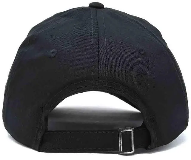 Alt view image 5 of 5 - Baseball Cap Dad Hat Plain Men Women Cotton Adjustable Blank in Black