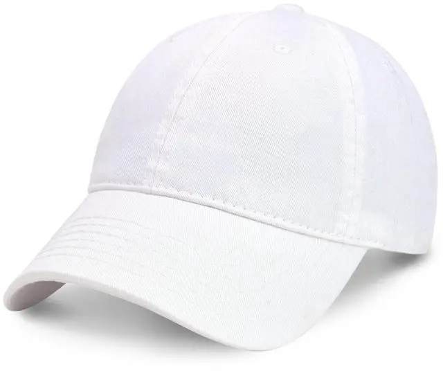 Main image of Everyday Premium Dad Hat Unisex Cotton Baseball Cap for Men and Women Adjustable Lightweight Polo Style Curved Brim (White.)