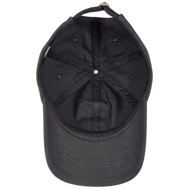 Alt view image 5 of 6 - Classic Dad Hat 100% Cotton, Adjustable Metal Buckle Strap, Low-Profile Fit, Breathable and Packable Baseball Cap Unisex, Black