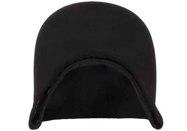 Alt view image 2 of 2 - Unisex Ultrafibre Airmesh Fitted Trucker Hat, Black, Large-X-Large