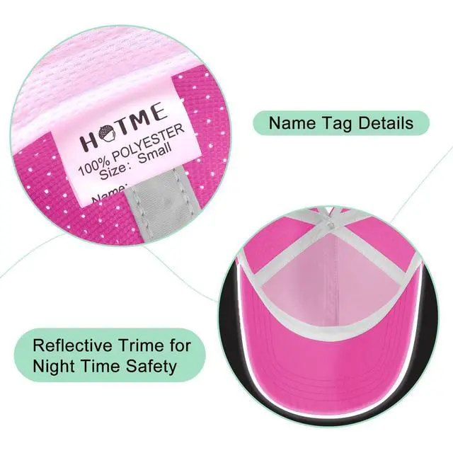 Alt view image 5 of 7 - Girls Criss Cross Ponytail Hat Mesh Baseball Cap Kids Quick Dry Ponycap Hats Outdoor Summer Sports Hat Age 7-12