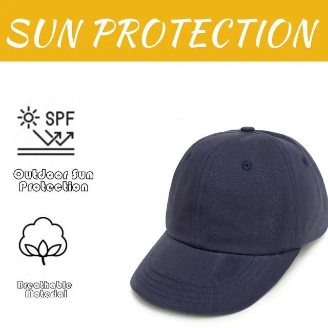 Alt view image 2 of 5 - 2 Packs Toddler Boys Girls Baseball Summer Hat Kids Baseball Cap Baby Sun Hat Cotton Dustypink&White 0-4T
