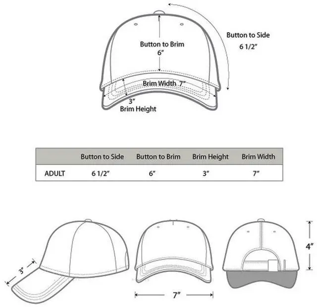 Alt view image 7 of 7 - Classic Baseball Cap Dad Hat 100% Cotton Soft Adjustable Size Black