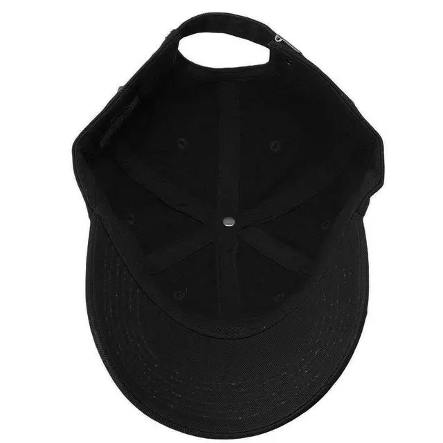 Alt view image 6 of 7 - Classic Baseball Cap Dad Hat 100% Cotton Soft Adjustable Size Black