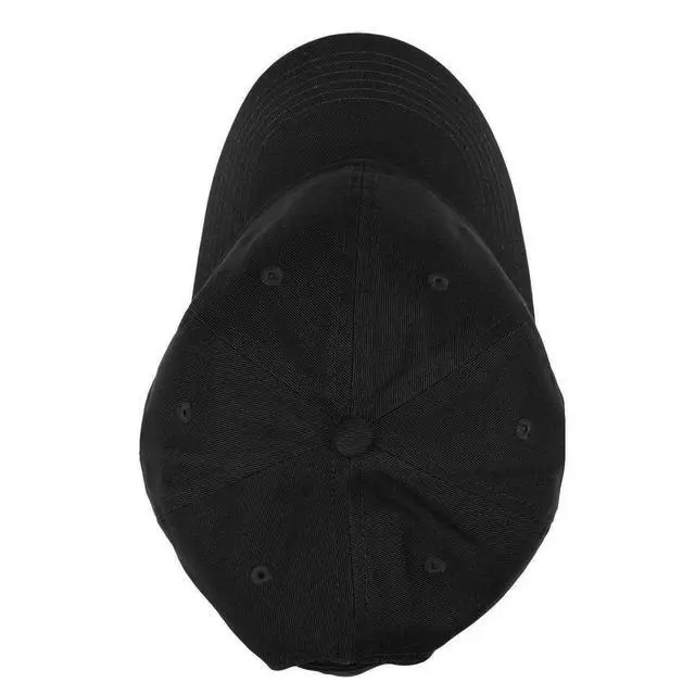 Alt view image 5 of 7 - Classic Baseball Cap Dad Hat 100% Cotton Soft Adjustable Size Black