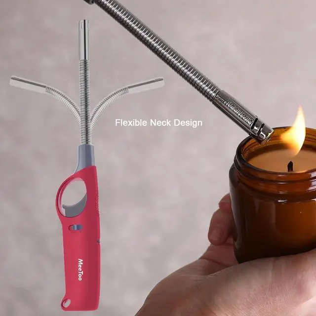 Alt view image 6 of 7 - No Butane Fuel Inside - 3 Pack Refillable Butane Lighter, Multi-Purpose Lighters for Camping Survival Hiking Fishing